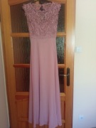 Sukienka pudrowy róż r L 