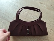 Brązowa torebka imprezowa/kopertówka 