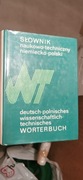 książka: SŁOWNIK NAUKOWO-TECHNICZNY NIEMIECKO-POLSKI