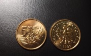 5 gr 1999 Unc/mennicze z woreczka