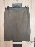 563. Brązowa elegancka spódnica do kolan rozmiar XL