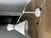Lampa biurkowa stołowa biała regulowana
