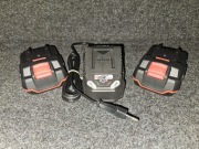 Zestaw PARKSIDE 20V, 2x bateria 2Ah + ładowarka 2.4A,  65W