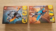 Lego Creator 3w1 31099 - Samolot Śmigłowy 31111 - Cyberdron