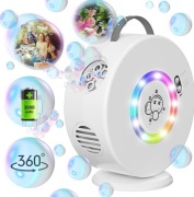 Obrotowa maszyna do robienia baniek led  na akumulator