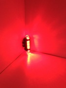 Lampka rowerowa LED USB 300lm | Tył, 4 tryby świecenia, wodoodporna