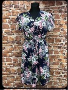 Sukienka kwiaty biust 95