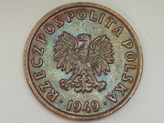 5 groszy 1949 Brąz stan 1 (859)