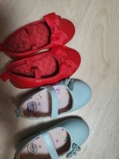 Balerinki rozmiar 22 czerwone i błękitne