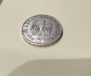 5 Reichsmark 1935 D Hindenburg srebro 625% III Rzesza