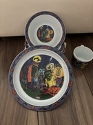 Zestaw obiadowy dla dzieci talerzyk, miska i kubek Halloween