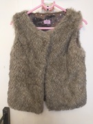 Kamizelka dziecięca futerko bezrękawnik kożuszek  r.116 - 128 