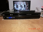 Nagrywarka DVD/VCR LG z pilotem, kablem EURO i HDMI