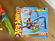 Hot Wheels Action tor zakręcone tornado Cyclone loop pętla z wyrzutnią