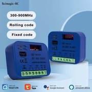 STEROWNIK BRAMY GARAŻOWEJ WIFI TUYA + RF 300-900 2 kanały kod stały zmienny