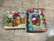 Klocki FisherPrice MebaBlock + Lego Duplo wiek 1-5 lat