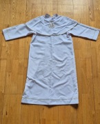 Alba, szatka komunijna z haftem IHS - stan idealny + akcesoria