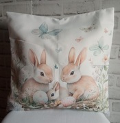 Wielkanocna dekoracyjna poszewka na poduszkę 