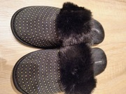 pantofle dmaskie z kryształkami