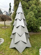 Choinka stalowa geometryczna 