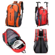 Lekki Plecak Turystyczny 35L Trekking Rower Pomarańczowy