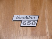 Znaczek emblemat Fiat 126p Bambino 650 RED BLACK BROWN