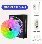 NEON LED RGBIC 5M TAŚMA SMART WIFI APP MUZYCZNA FLEX (a8)