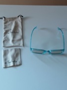 Okulary Retro – Stylowy Prostokątny Design w Kolorze Blue