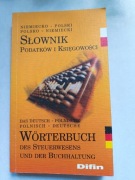 Słownik Podatków i księgowości niemiecko polski polsko niemiecki