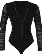 czarne body zapinane na haftki cena sklepowa 105 zł rozm 34