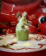 Świeczka sojowa - babeczka pistacjowa