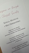 Zaproszenia na chrzest/roczek 