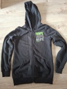 Chłopięca czarna bluza z kapturem