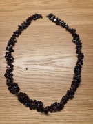 Naszyjnik z półszlachetnego granatu