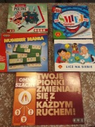 Zestaw pięciu gier edukacyjnych i familijnych