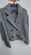Nowy sweter kardagin Massimo Dutti roz S oversize 