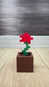 Kwiat róża – Minecraft