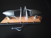 Listwa oświetleniowa, lampa, kinkiet z regulacją + żarówki