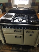 FALCON solidna kuchnia STYL RETRO 90 KREMOWA "ELAN" 3 piekarniki GWARANCJA