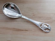 POSREBRZANA ŁYŻKA DO ZIEMNIAKÓW I SAŁAT ŚRODEK STOŁU DANIA 25cm