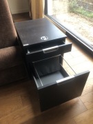 Szafka biurowa czarna Ikea Galant