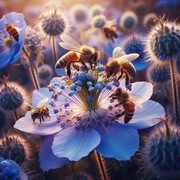 Facelia błękitna 20 kg miododajna dla pszczół pszczelarzy miodzio Facelia