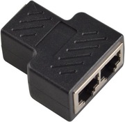 Adapter rozdzielacz kat5e LAN 2x RJ45