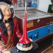 Lampka ZSRR Kosmos Gagarin CCCP lata 70 