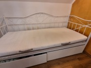 Zestaw rama łóżka materac szuflady