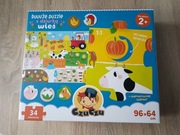 Czuczu Duuuże Puzzle z dziurką Wieś 2+