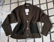 Zara piękny jesienny sweterek gruby i ciepły