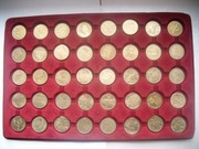 POLSKA  Zestaw Monet 2 zł 2004 r.  do 2010 r. 40 szt + paleta