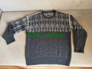 Sweter męski 50% wełna Snjor r. XXL - stan perfekt!