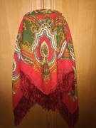 Chusta folkowa, wełna 100%